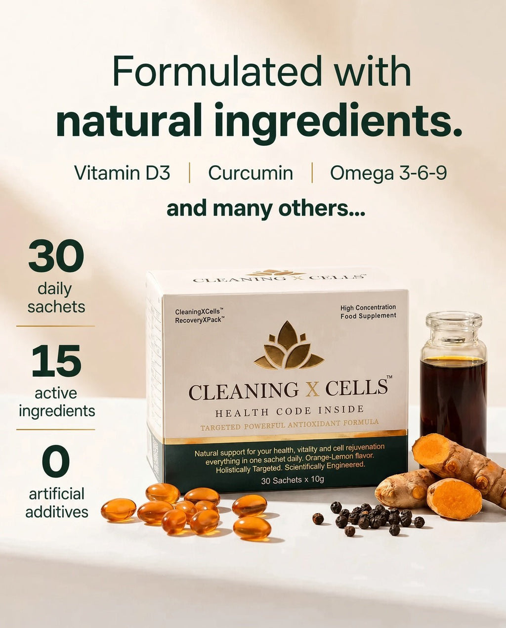 CleaningXCells™ – Daily Multi-Nutrient Cellular Support Protocol - SUPPERMENTS