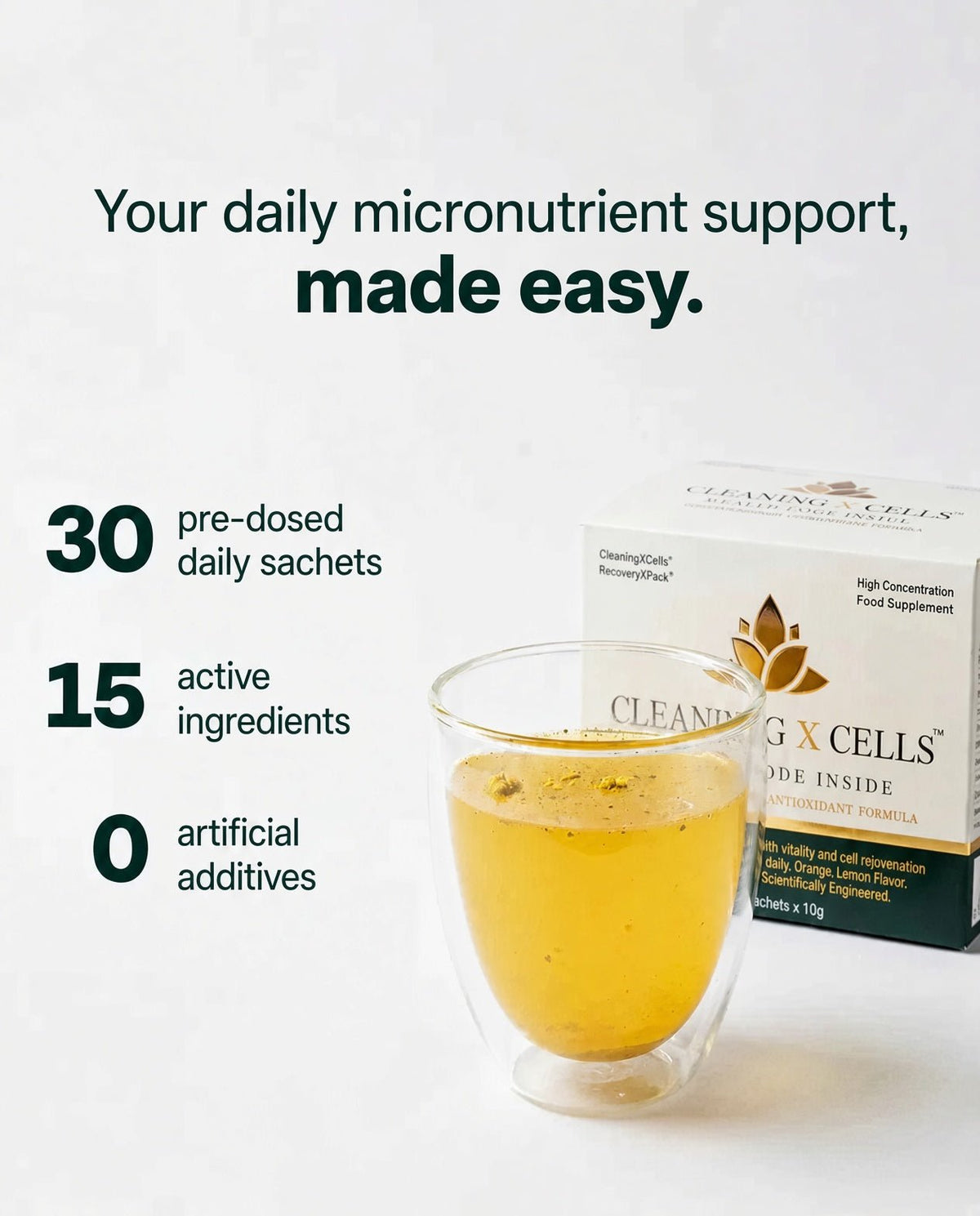 CleaningXCells™ – Daily Multi-Nutrient Cellular Support Protocol - SUPPERMENTS